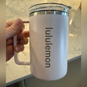 Lululemon Pink Travel Mug